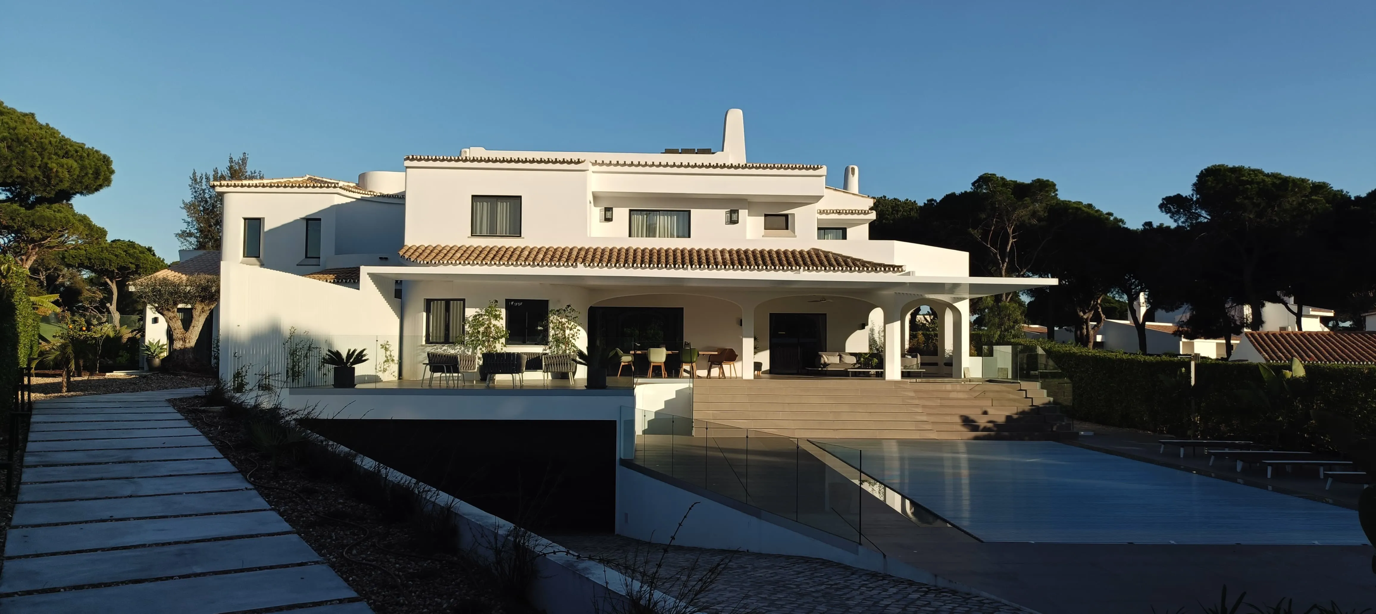Modern villa with pool